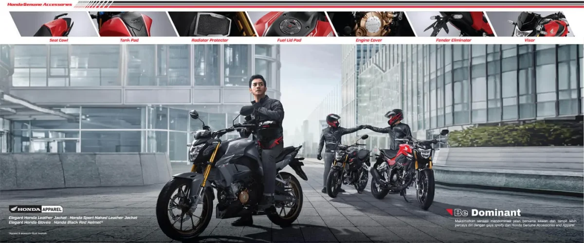 aksesoris dan apparel cb150r