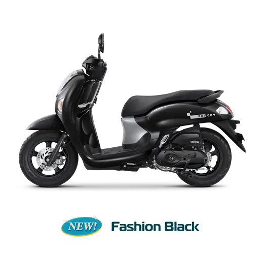 SCOOPY FASHION BLACK