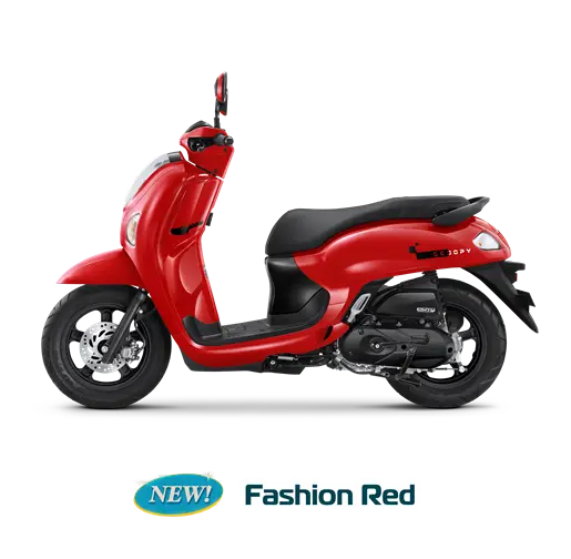 SCOOPY FASHION RED