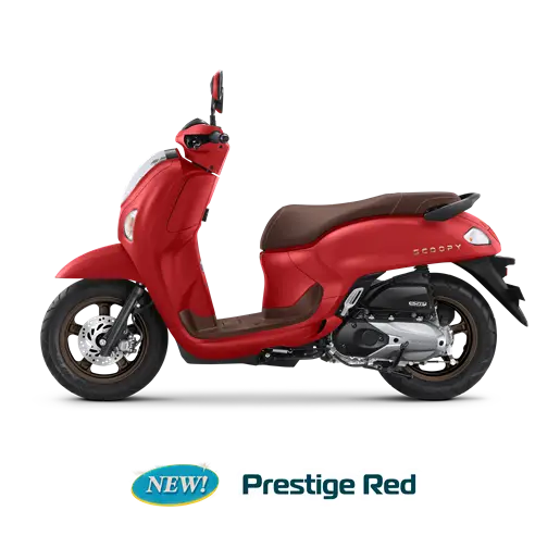 SCOOPY PRESTIGE RED