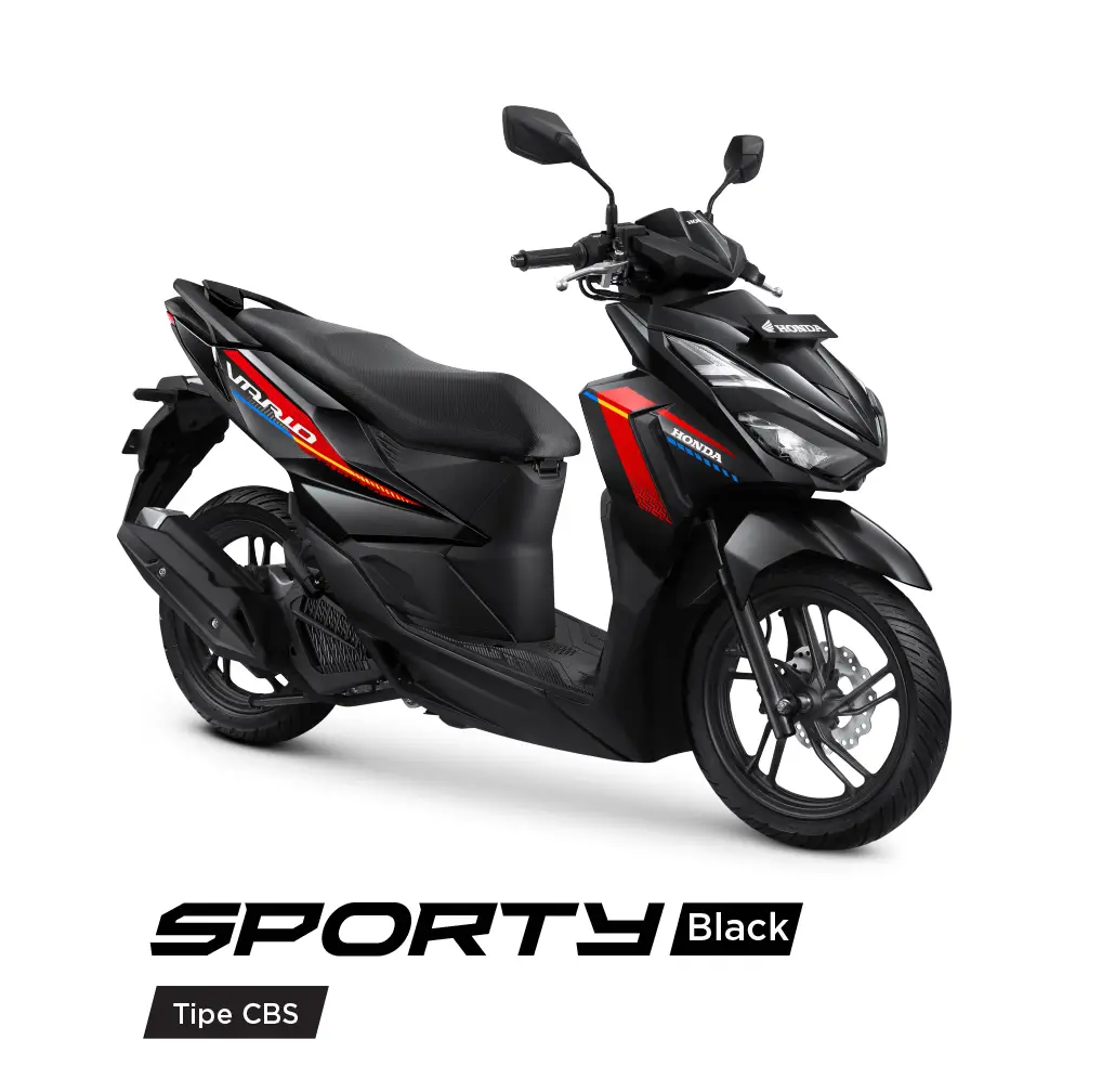 VARIO 125 CBS SPORTY BLACK