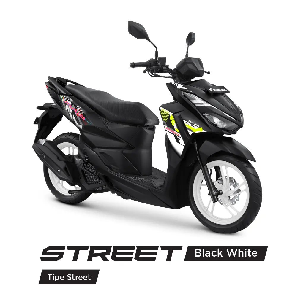 VARIO 125 STREET BLACK WHITE